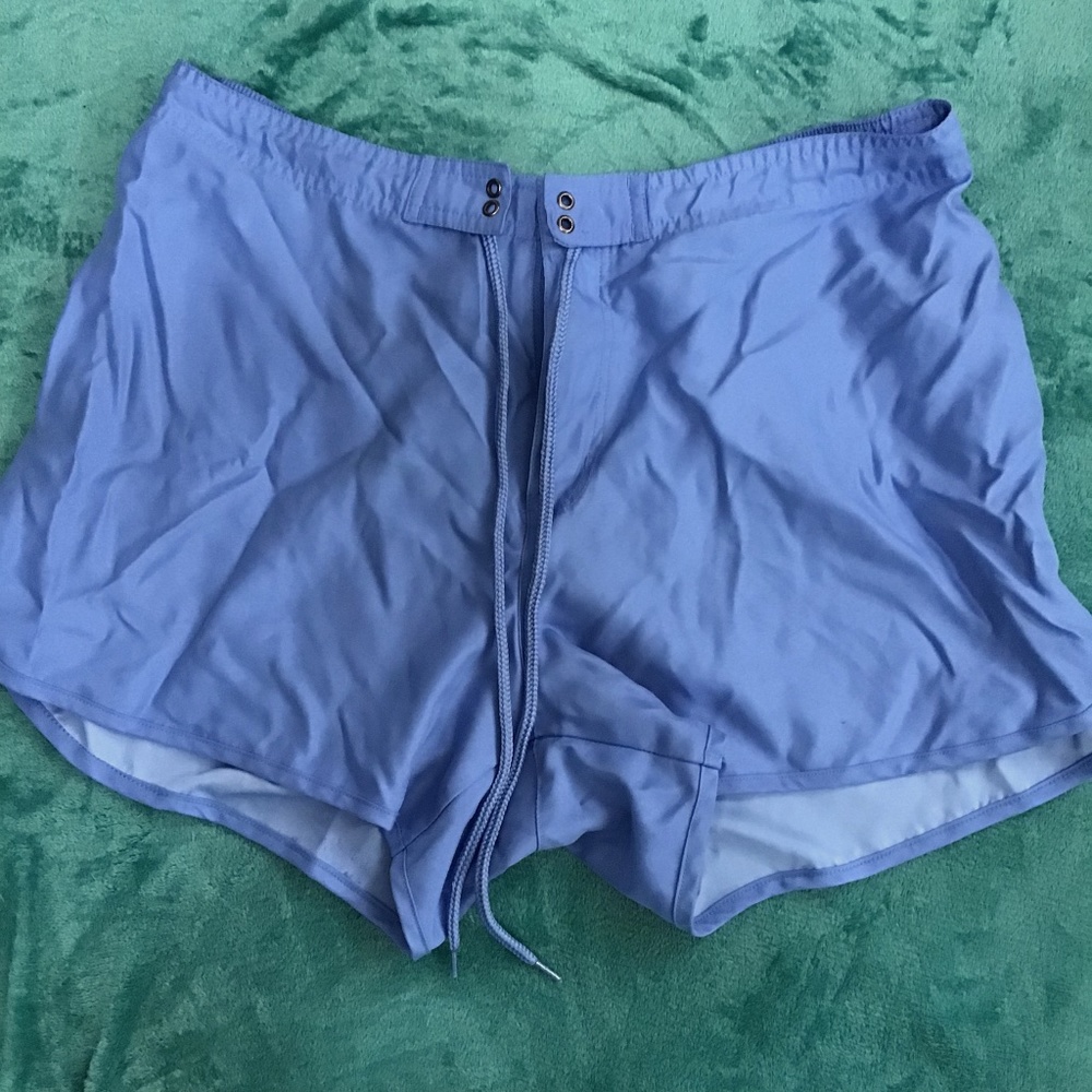 💚3/$25 Catalina size large (12/14) light blue woman swim trunks